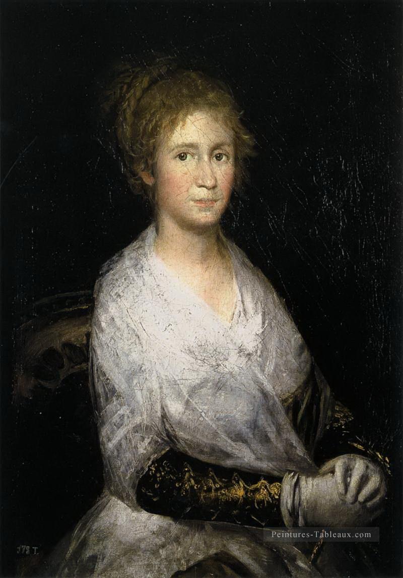 Portrait pensé pour être Josepha Bayeu Francisco de Goya Peintures à l'huile